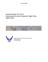 US Air Force Unmanned Aircraft Systems Flight Plan 2009-2047