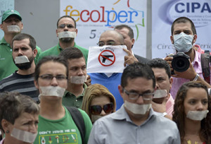 COLOMBIA-JOURNALIST-MURDER-PROTEST