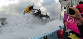 Boat chase on the seas of Okinawa